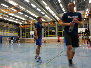 Rüdiger & Lukas Badminton Spieltag PTSV 2012 
