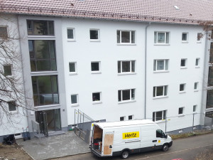2/2013 Baustelle zur Sanierung des ehemaligen Studiwohnheims, Wollmatinger Straße, Bundesimmobilie, Konstanz