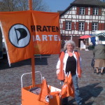 Ute Allensbach Piratenschiff 2011 Piratenpartei
