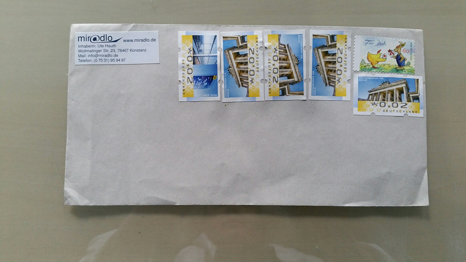 Na toll, viele Briefmarken… Danke #Post