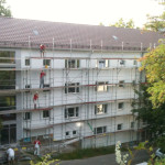 8/2012 Baustelle zur Sanierung des ehemaligen Studiwohnheims, Wollmatinger Straße, Bundesimmobilie, Konstanz